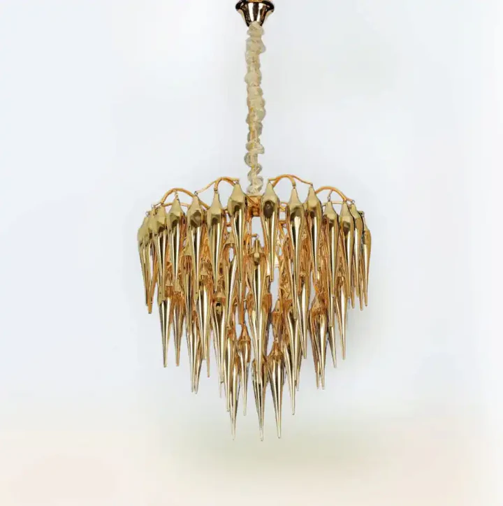 Gold Galcial (Glass, 24Inches) Chandelier