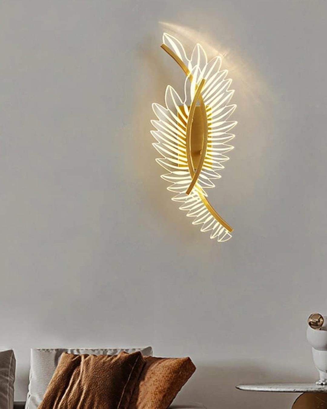 Crystal Wings LED Wall Light