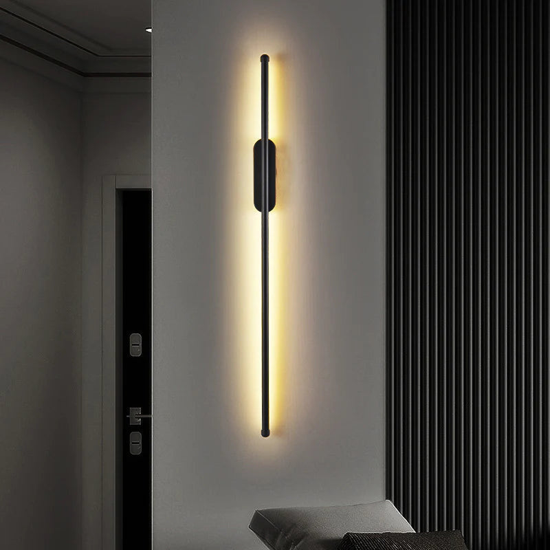600 mm Led Black Long Wall Light