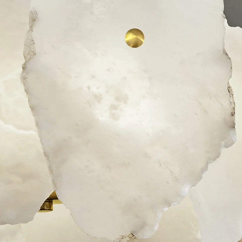 Restaurant Villa bar Alabaster Long Chandelier