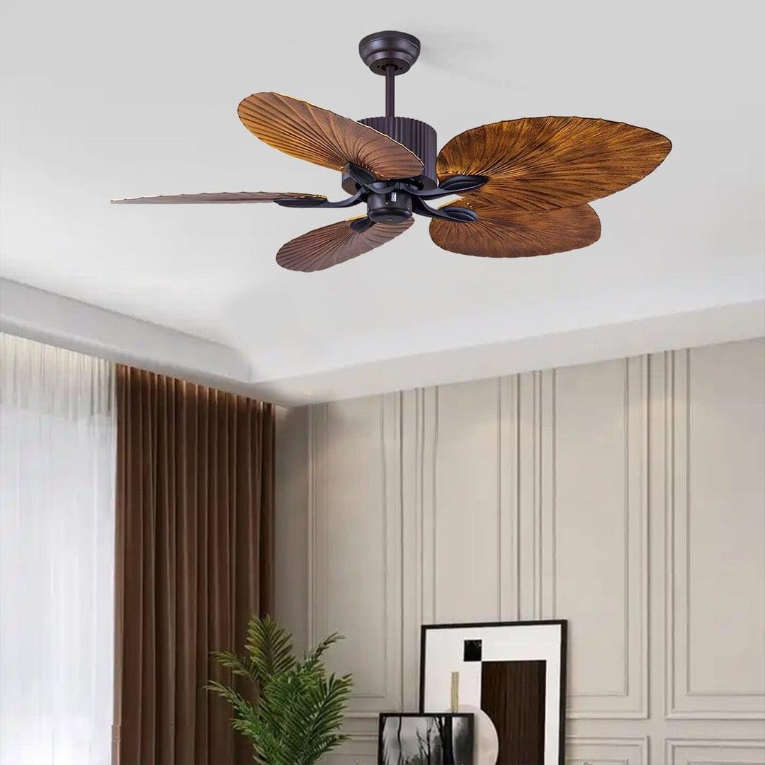 Wooden Aspirations (52 Inches Span, Wooden Finish ABS) Ceiling Fan with Remote Control