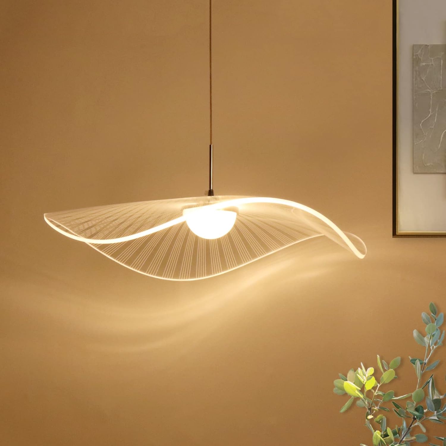 3 Colors Lotus Design LED Farmhouse Chandelier