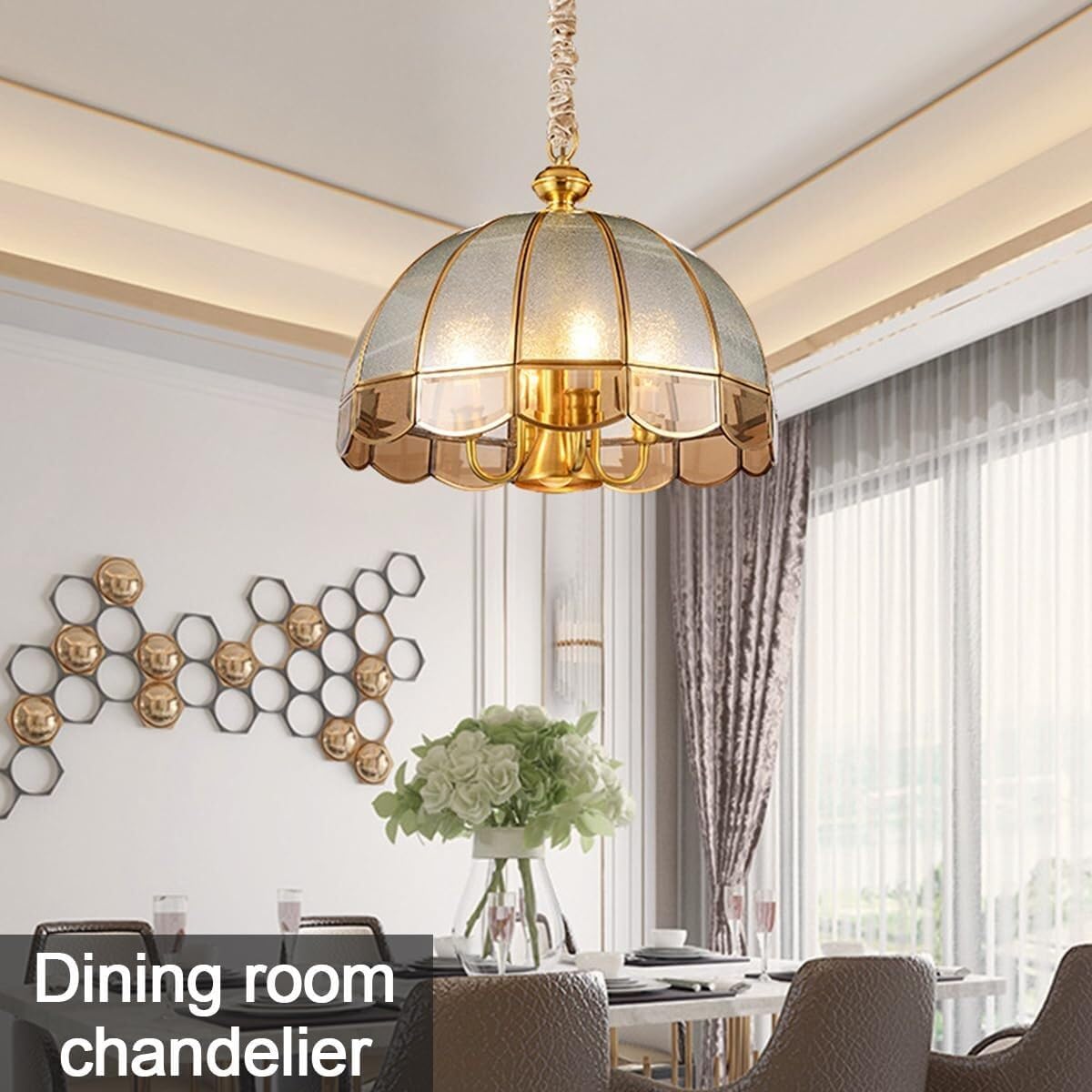 Flower Glass Pendant Light