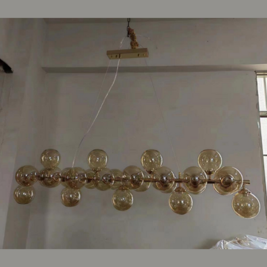 Rectangle Balls Chandelier