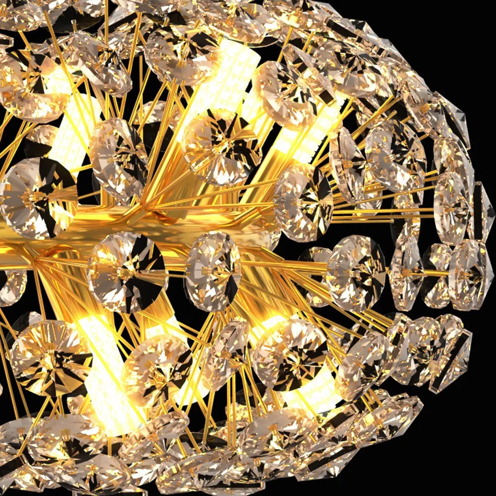 Beautiful Sunfall (Round) Crystal Chandelier
