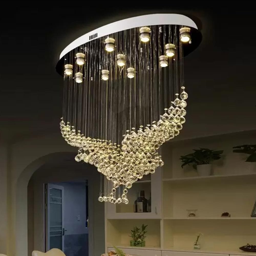Wing Bling Bird Crystal Chandelier