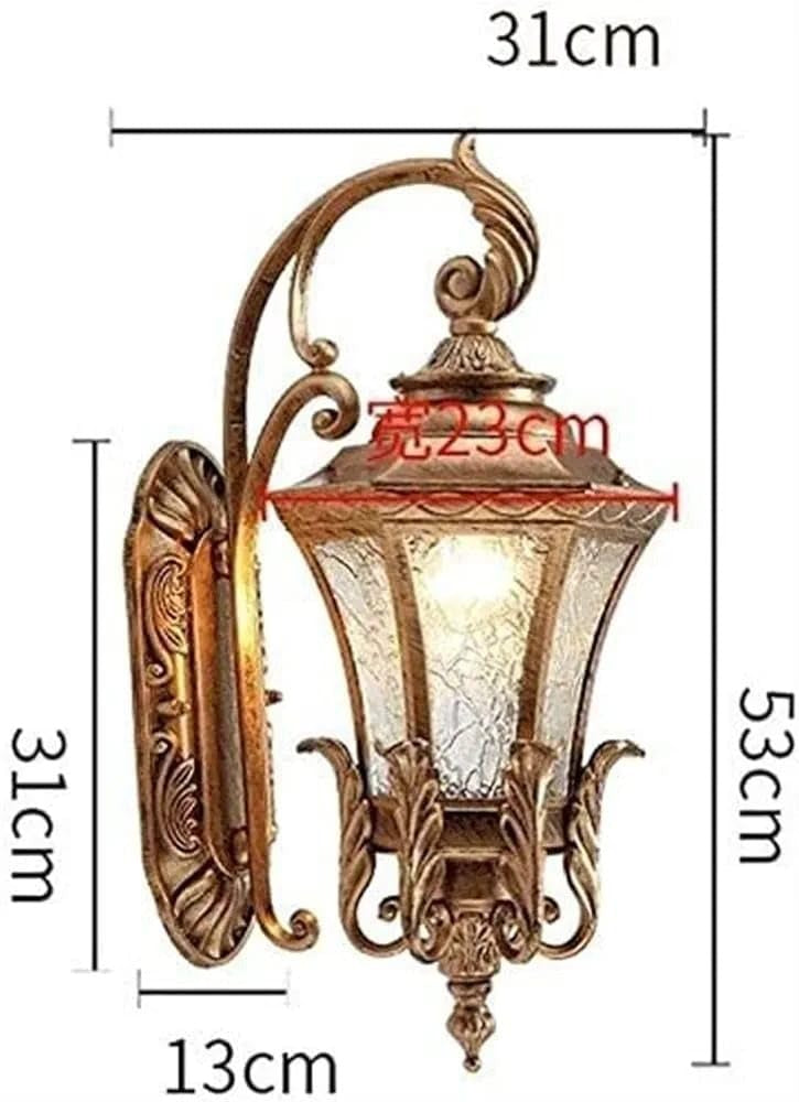 Cascade Flare Antique Outdoor Wall Light