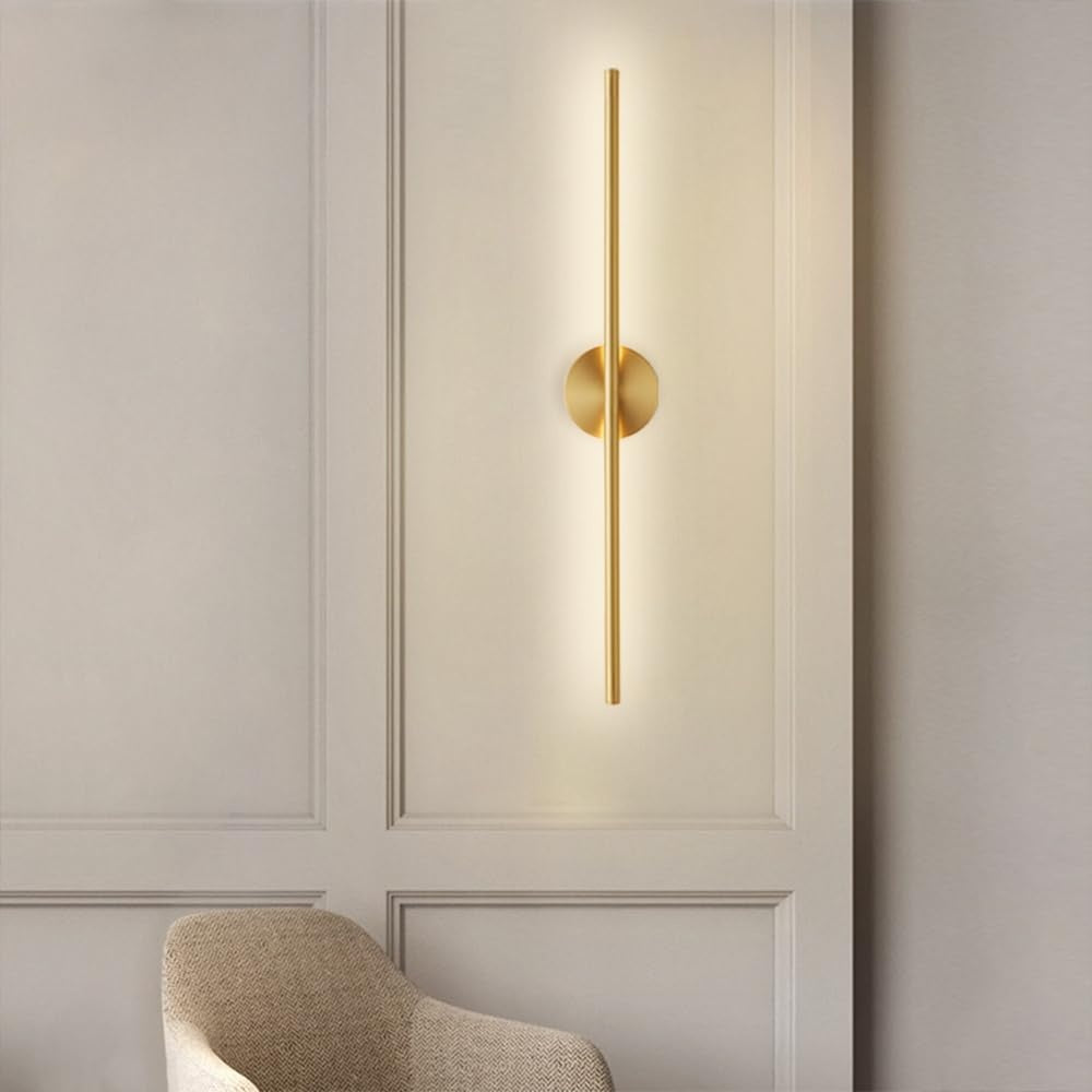 1200 MM Copper Long Strip Wall Light Ultra Thin Linear Wall Light