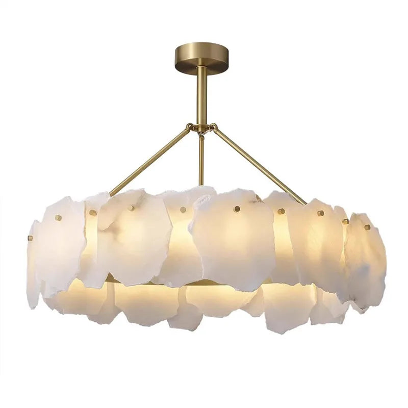 Modern Style Indoor Decoration Alabaster Chandelier