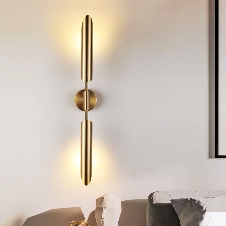 Calm Glow: Peaceful Life (Gold) Wall Light