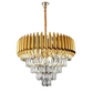 Gold Mamba Round Chandelier Crystal