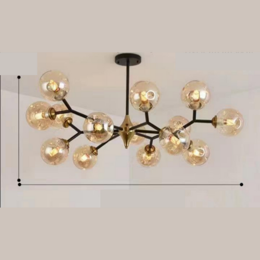 Round Balls Branch Chandelier Fancy