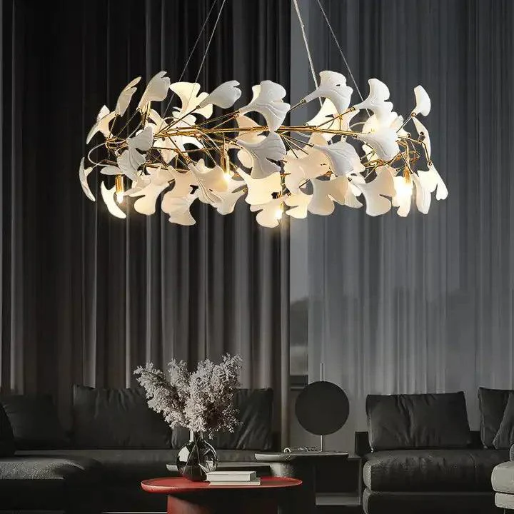 600 Mm Crystal Gold Metal Chandelier Hanging Lamp