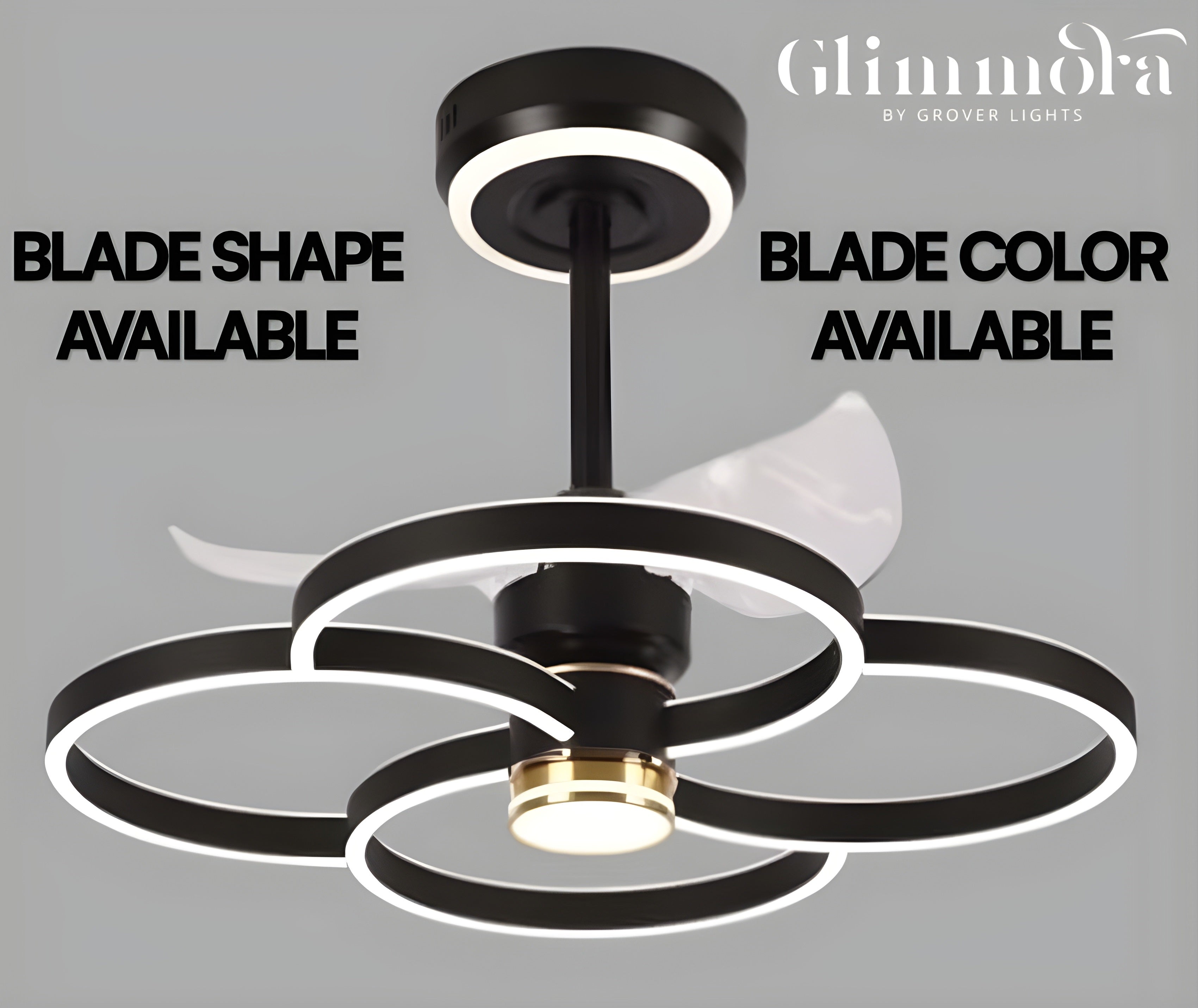 Dark Curves Ceiling Fan