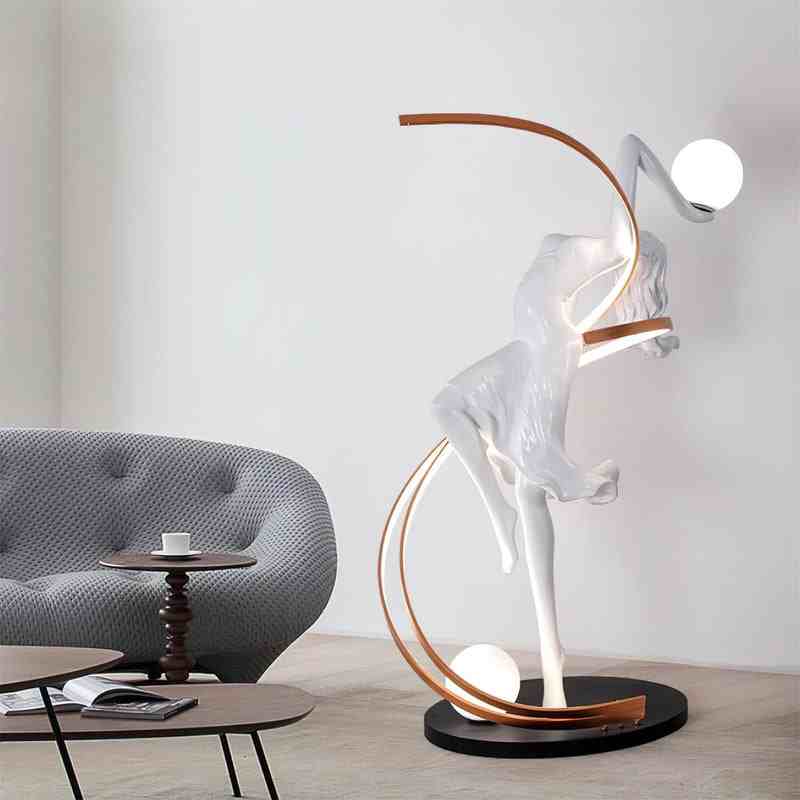 Goddess Statue Floor Lamp