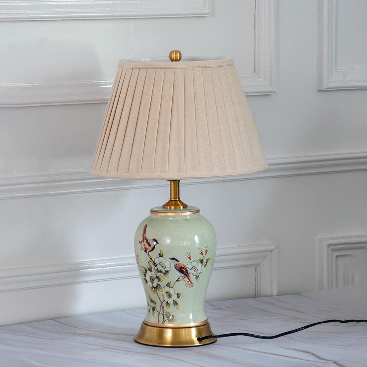 Infinite Petals Ceramic Table Lamp