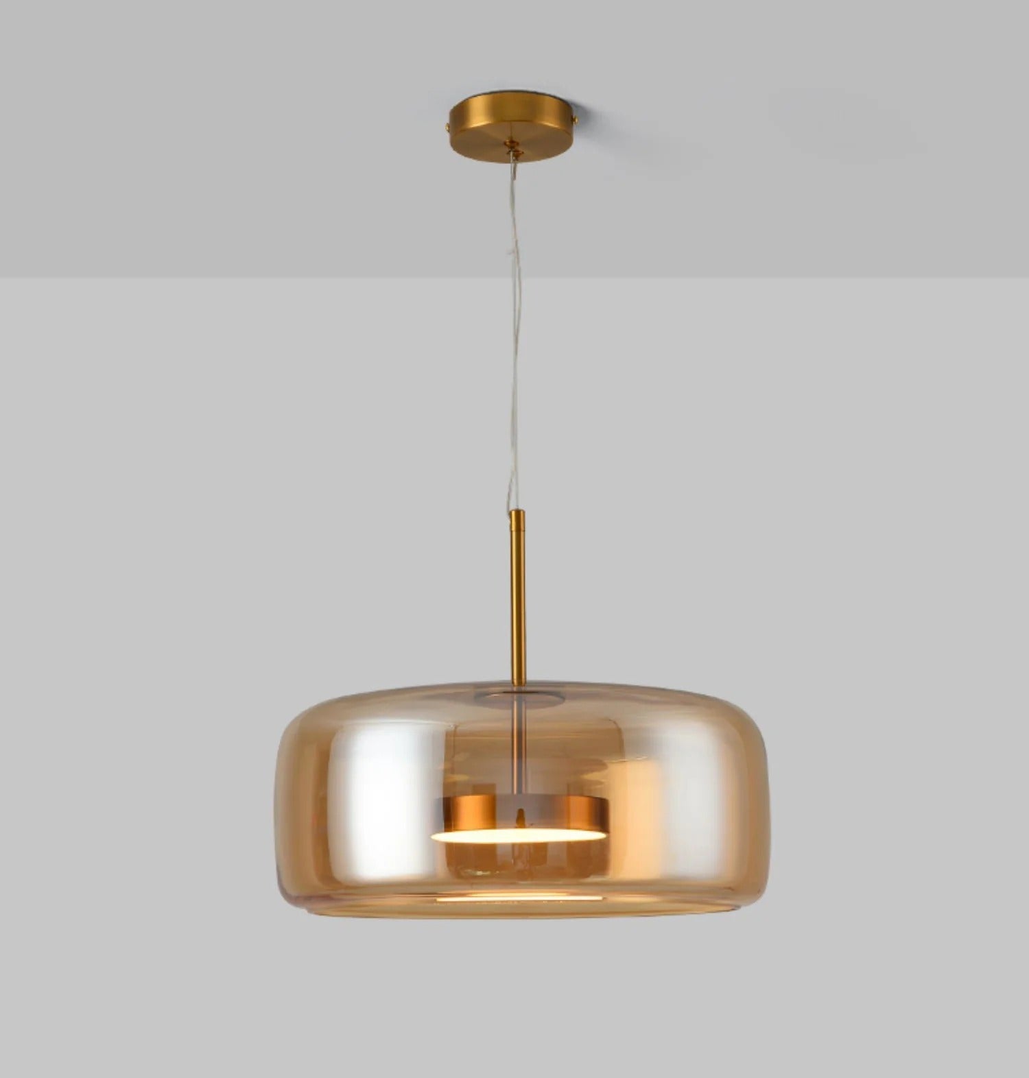 Adam and Eve - Believe Gold Pendant Light