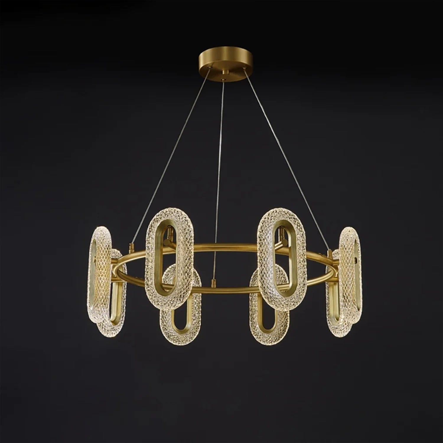 Crystalline Orbit Chandelier