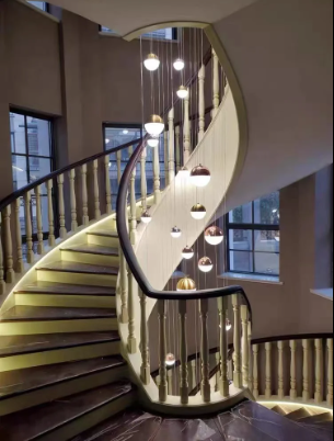 Elara’s Tricolor Sphere Chandelier