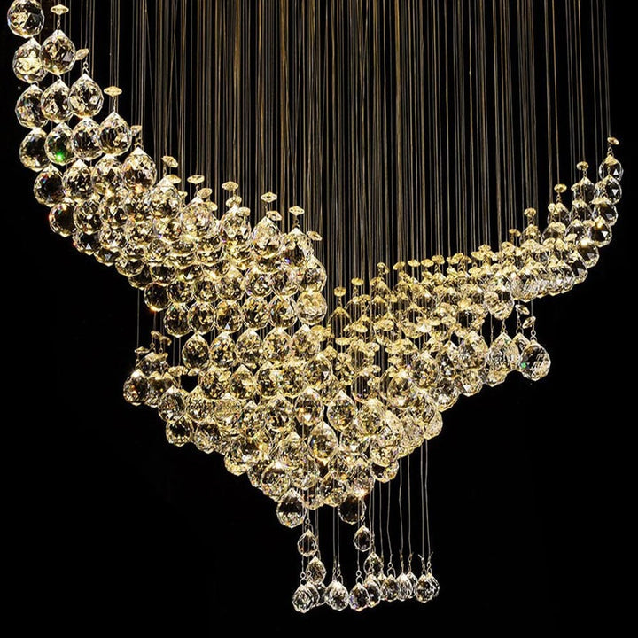 Wing Bling Bird Crystal Chandelier