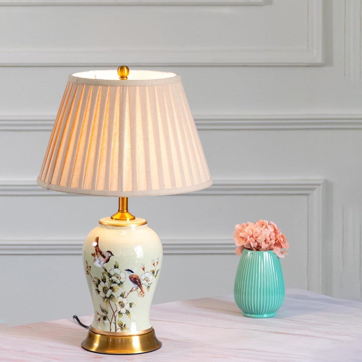 Infinite Petals Ceramic Table Lamp