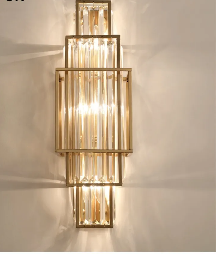 Crystal Core (Gold) Wall Light