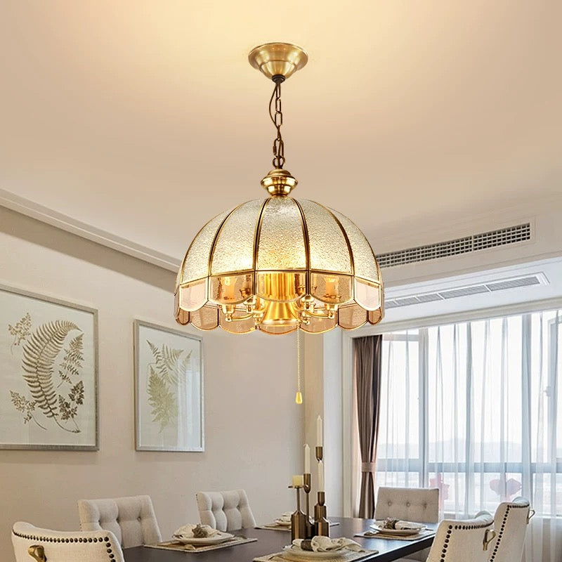 Flower Glass Pendant Light