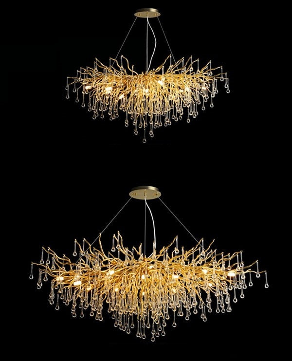 Macaron (Round, Oval) Modern Dining Chandelier