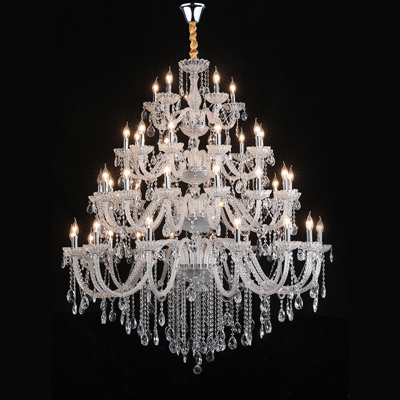 Large Crystal Chandelier