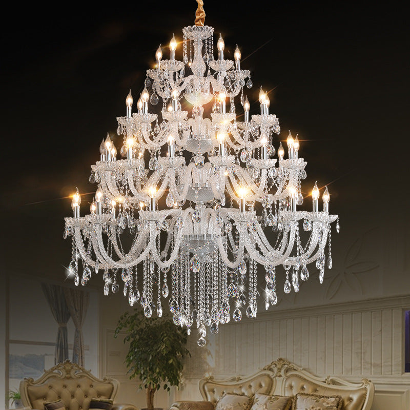 Large Crystal Chandelier
