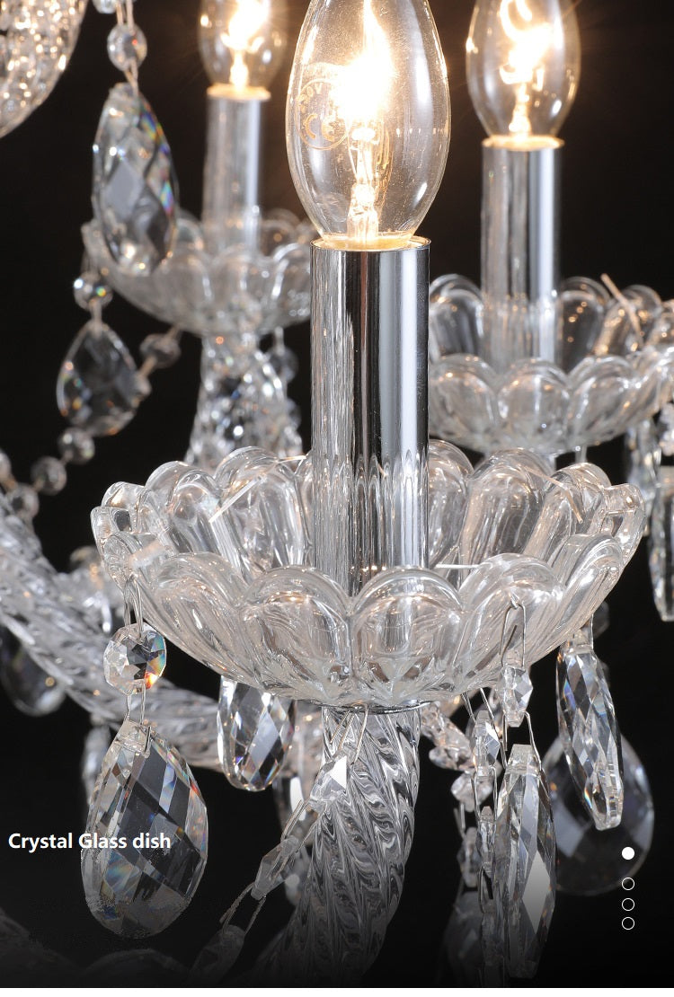 Large Crystal Chandelier