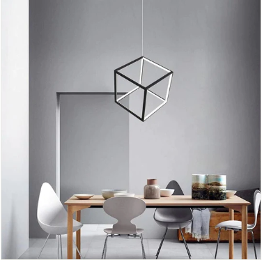 Cube Style LED Pendant Hanging Light
