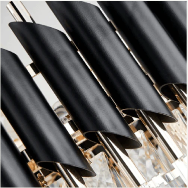 Black Titan Round Chandelier