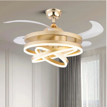 Lustro Chandelier Ceiling Fan with Remote Control