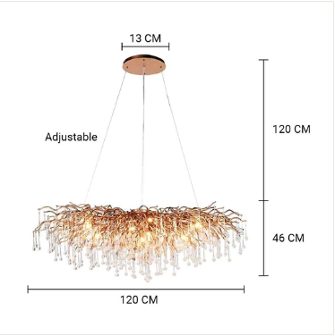 Macaron (Round, Oval) Modern Dining Chandelier