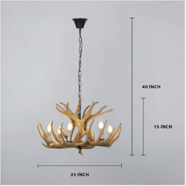 Wood for a Good Chandelier (Italian Antique)