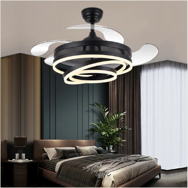 Lustro Chandelier Ceiling Fan with Remote Control