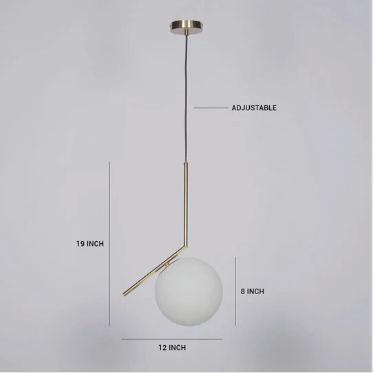 Sleek Sphere Pendant Light