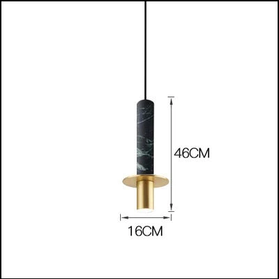 Terrazo Marble And Gold Pendant Lights