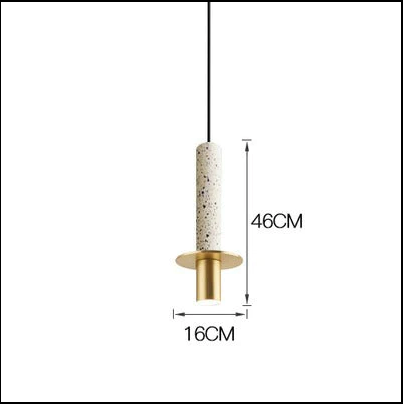Terrazo Marble And Gold Pendant Lights