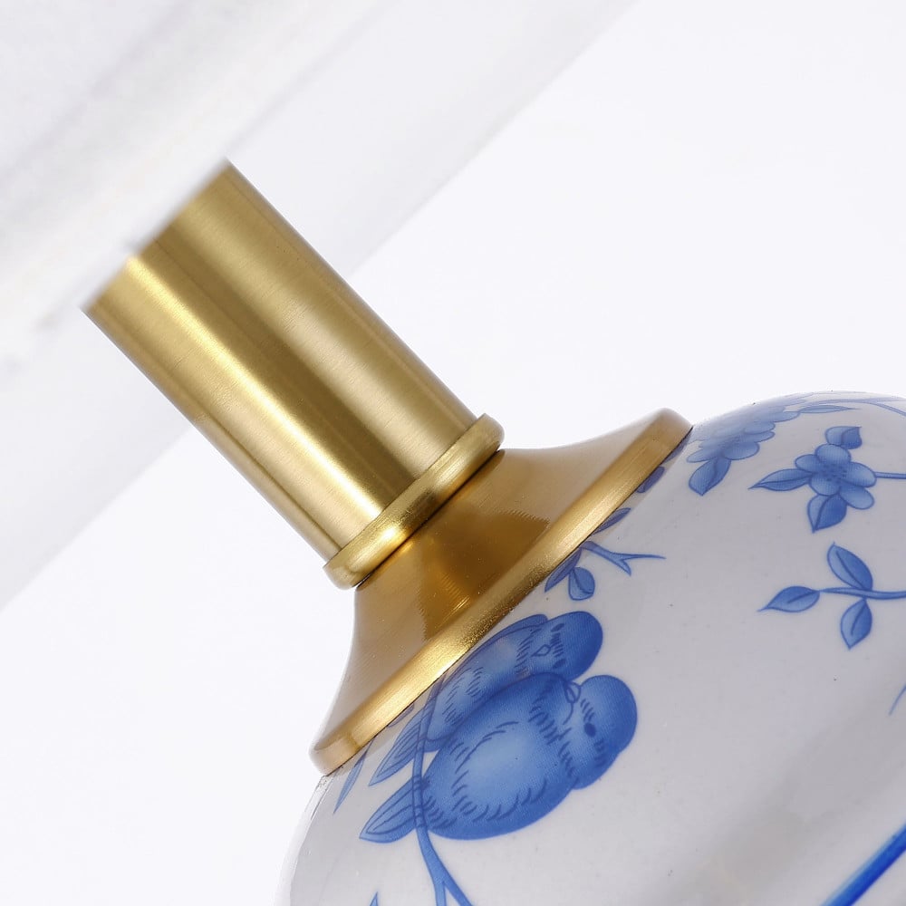 Tropical Dreamscape Ceramic (Blue) Table Lamp