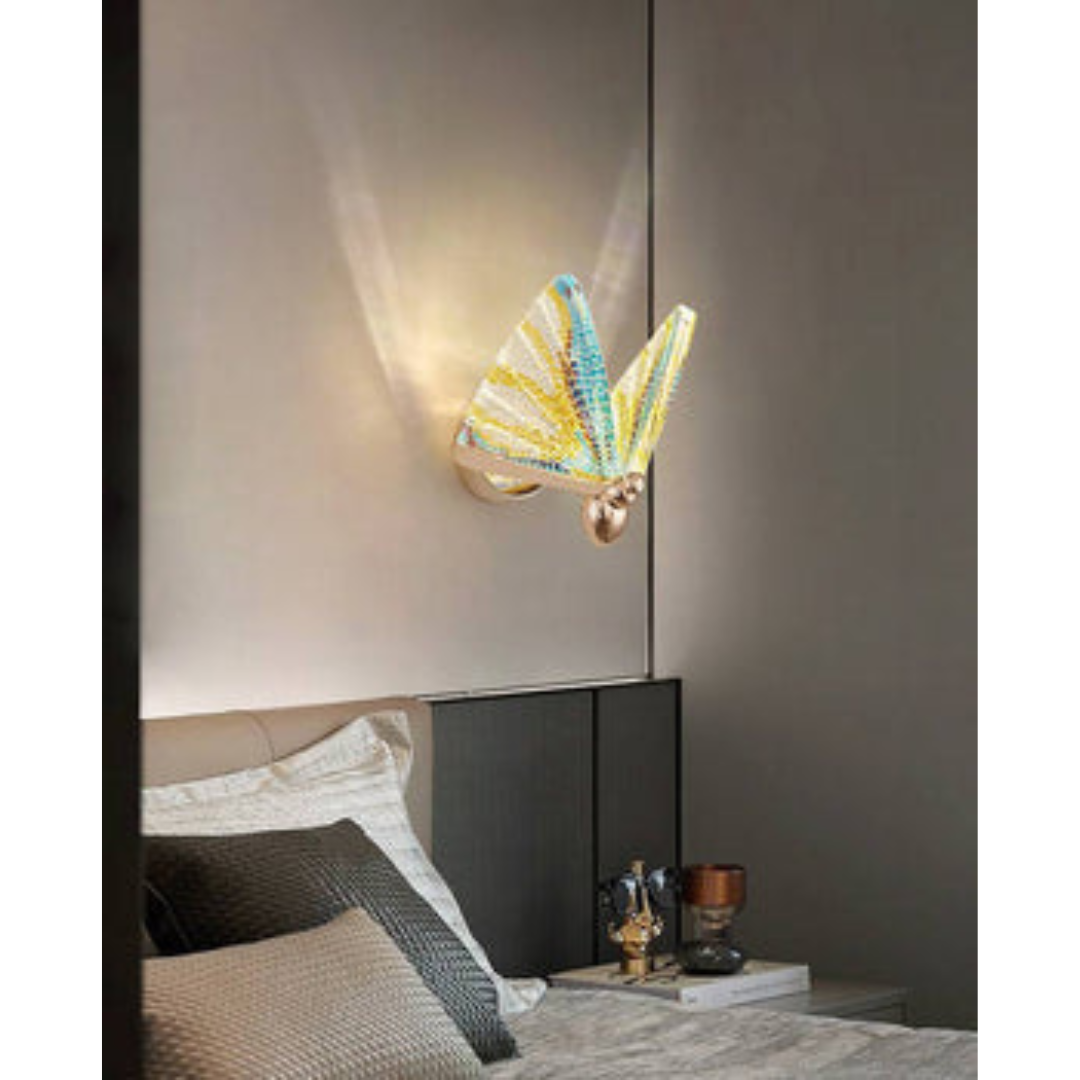 Led Acrylic Multicolour Butterfly Shape Wall Light