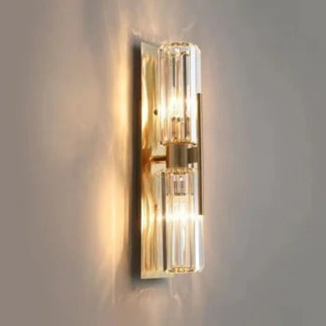 Modern Golden Crystal Wall Light