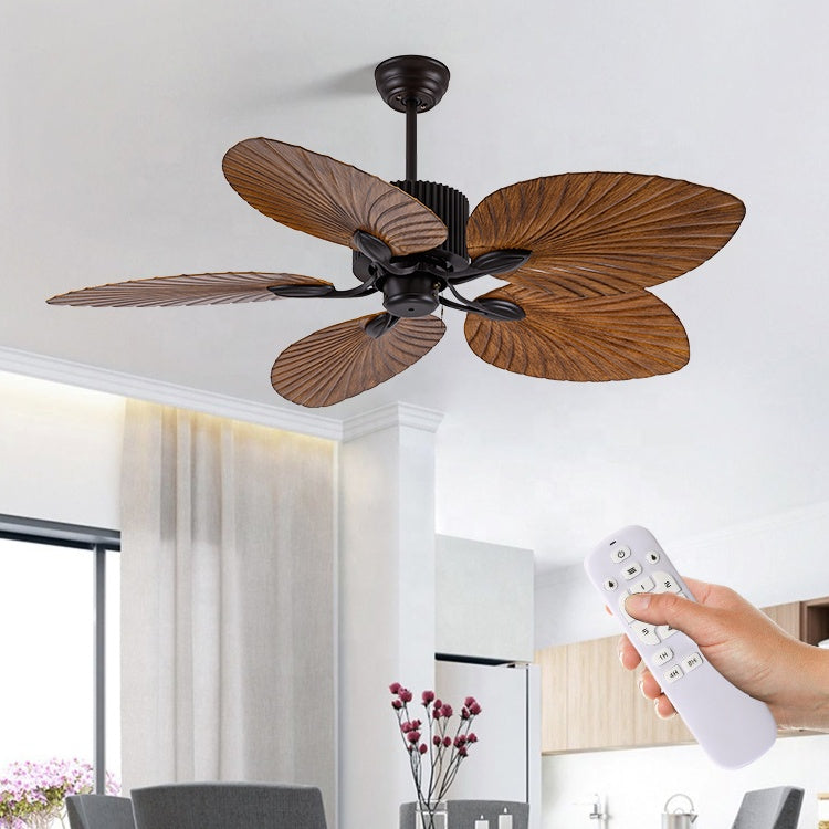 Wooden Aspirations (52 Inches Span, Wooden Finish ABS) Ceiling Fan with Remote Control