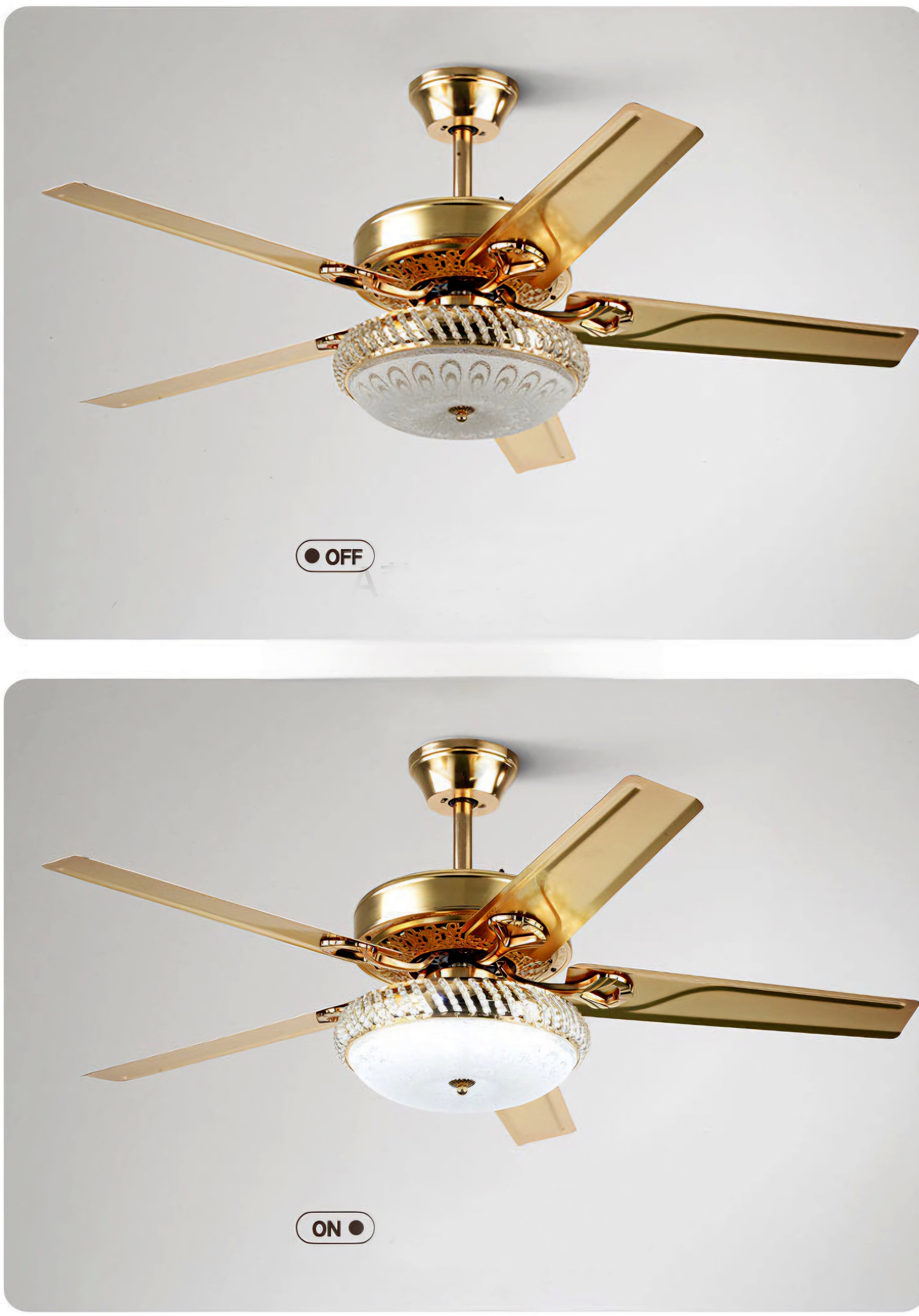 Empress Epoch (Gold) Ceiling Fan