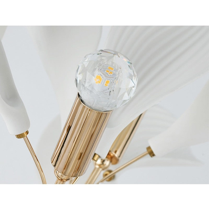 Tree Ceramic Flowers Floor Lamp