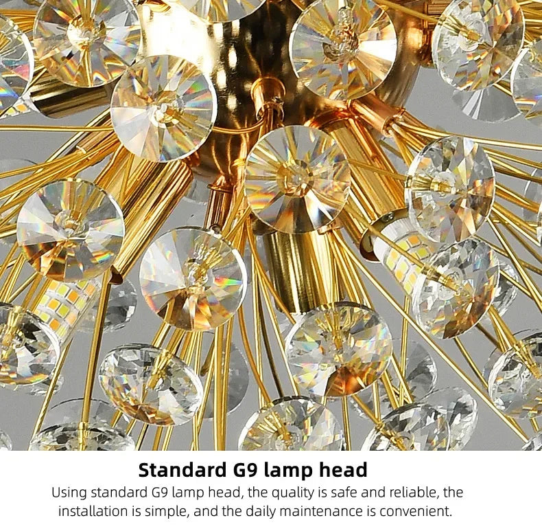 Beautiful Sunfall (Round) Crystal Chandelier