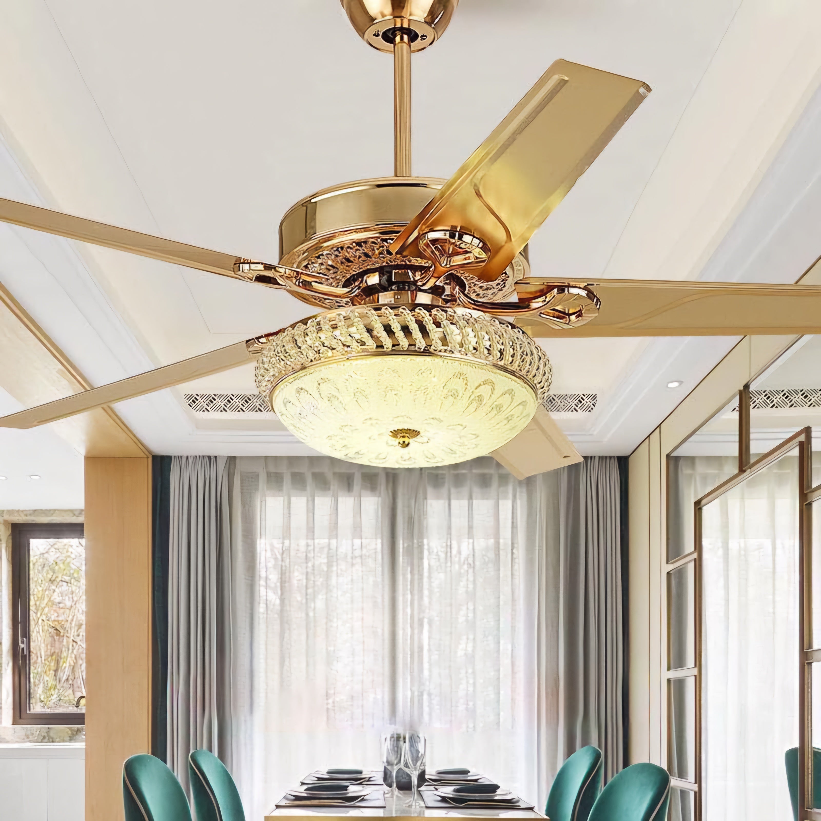 Empress Epoch (Gold) Ceiling Fan