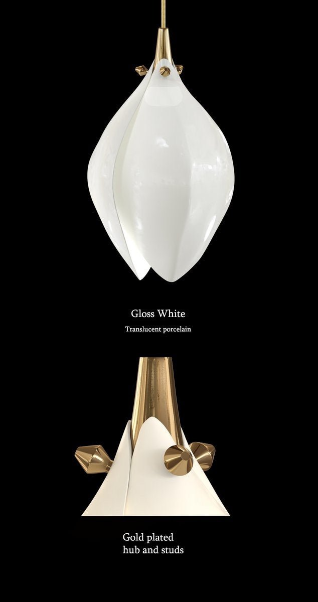 Petals in Flight (Porcelain White) Chandelier (48 Lights)