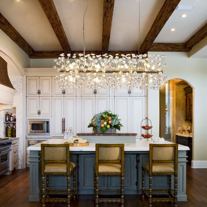 Beautiful Sunfall (LONG) Crystal Chandelier